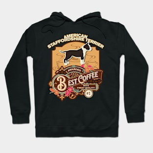 American Staffordshire Terrier Best Coffee - Dog Owner Coffee Lover Gifts Hoodie